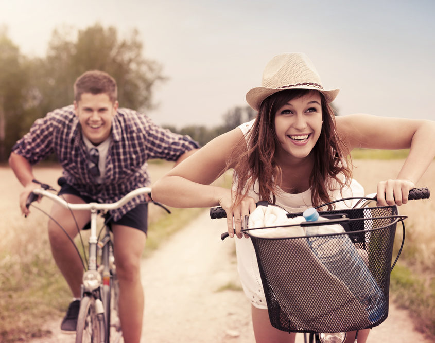 a couple in a secure attachment relationship